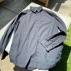 Black H&M Long Sleeve Dress Shirt